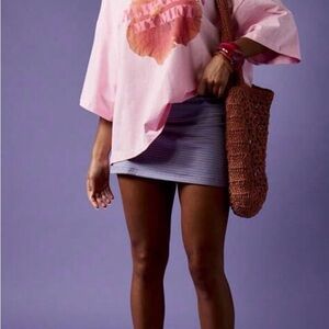 Missguided stripe patterned active running sport mini skort